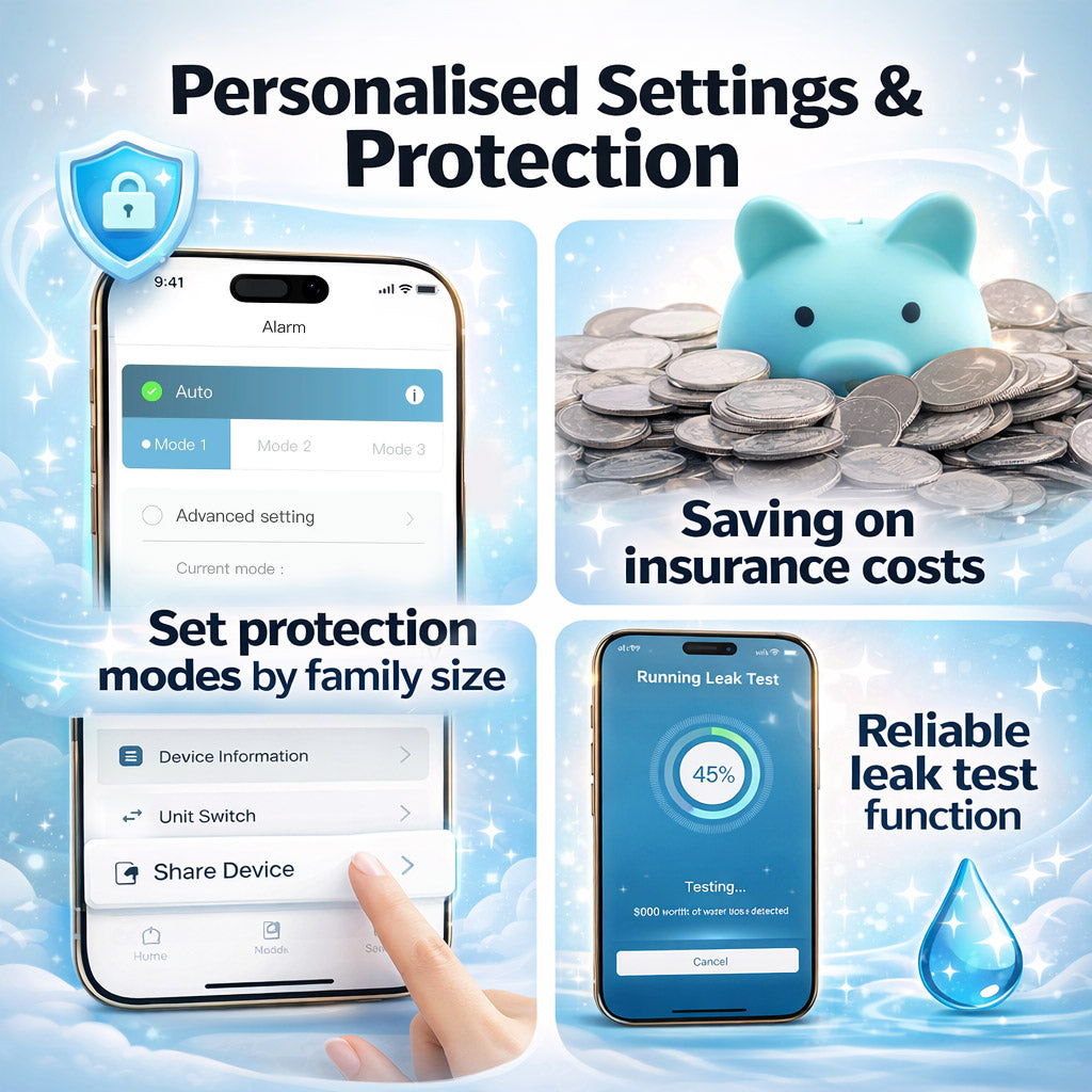 Vortex H2Oasis™ Smart Water Monitor & Automatic Leak Shutoff
