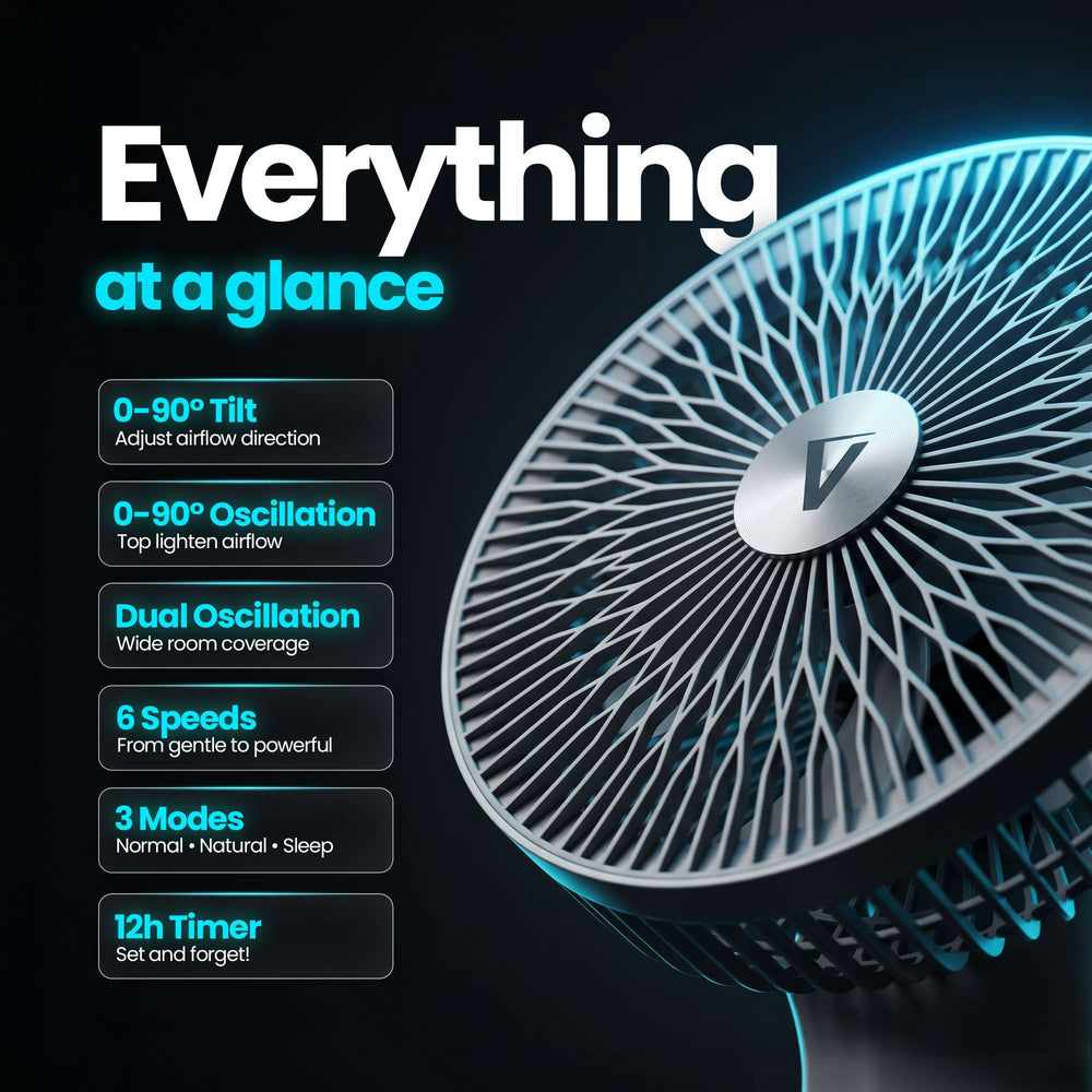 Vortex Air™ Turbo Tower Fan