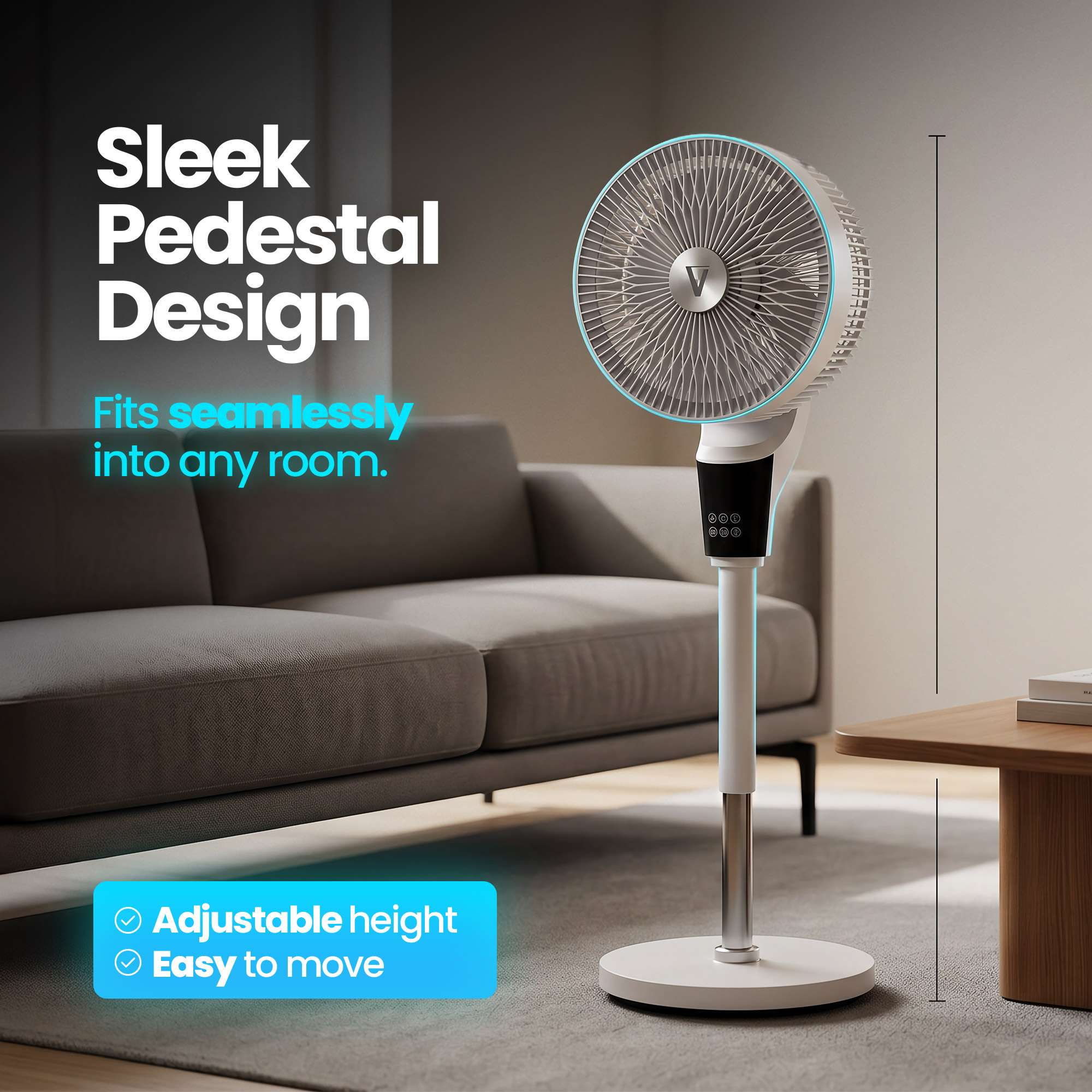 Vortex Air™ Turbo Tower Fan